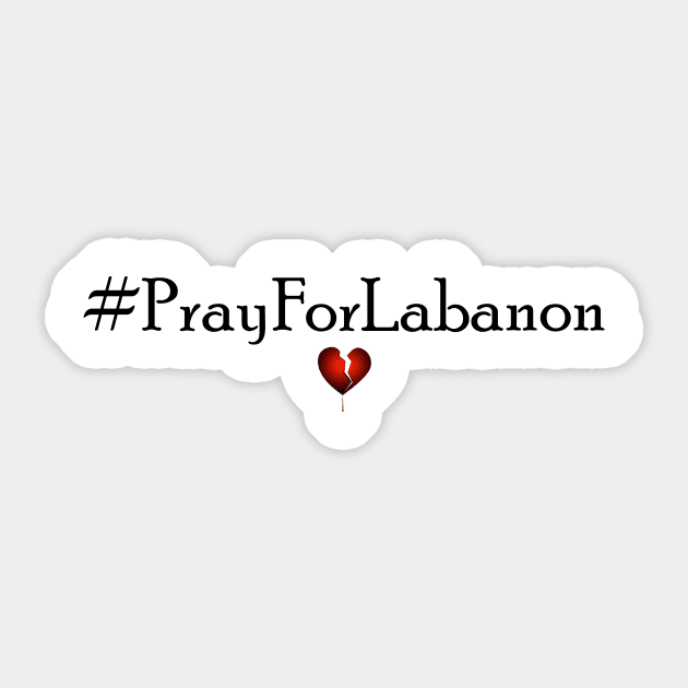 Pray For Labanon Sticker by creativitythings 